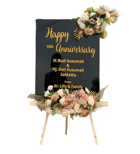 Papan Bunga Akrilik Tangaran